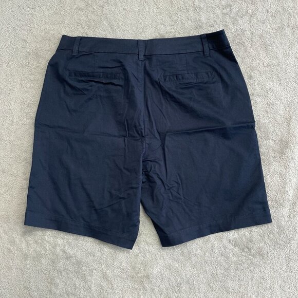 NEW Matty M Women's XL Navy Bermuda Chino Shorts Cotton/Spandex - Picture 3 of 6